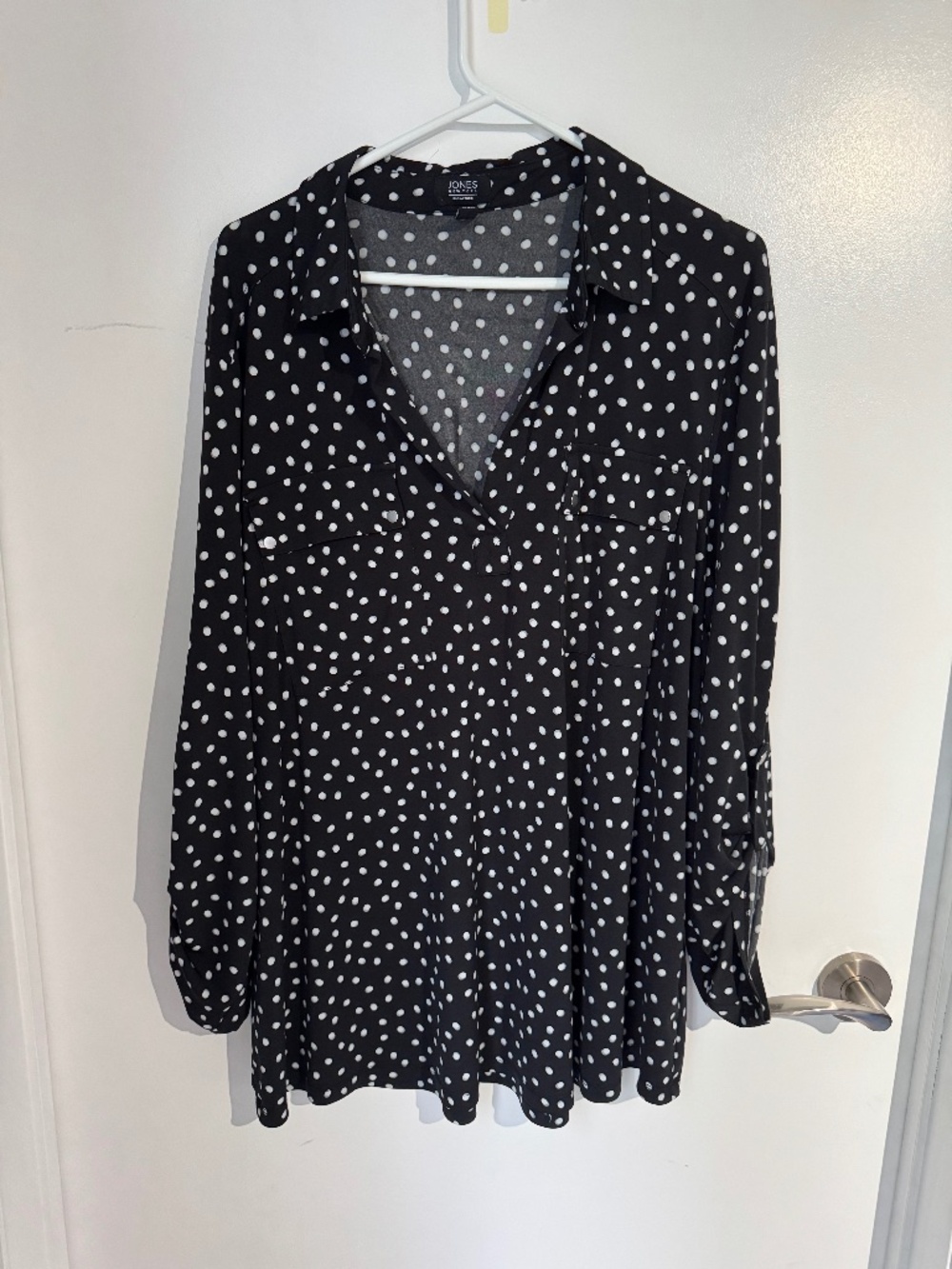 Jones New York - Polka-dot blouse